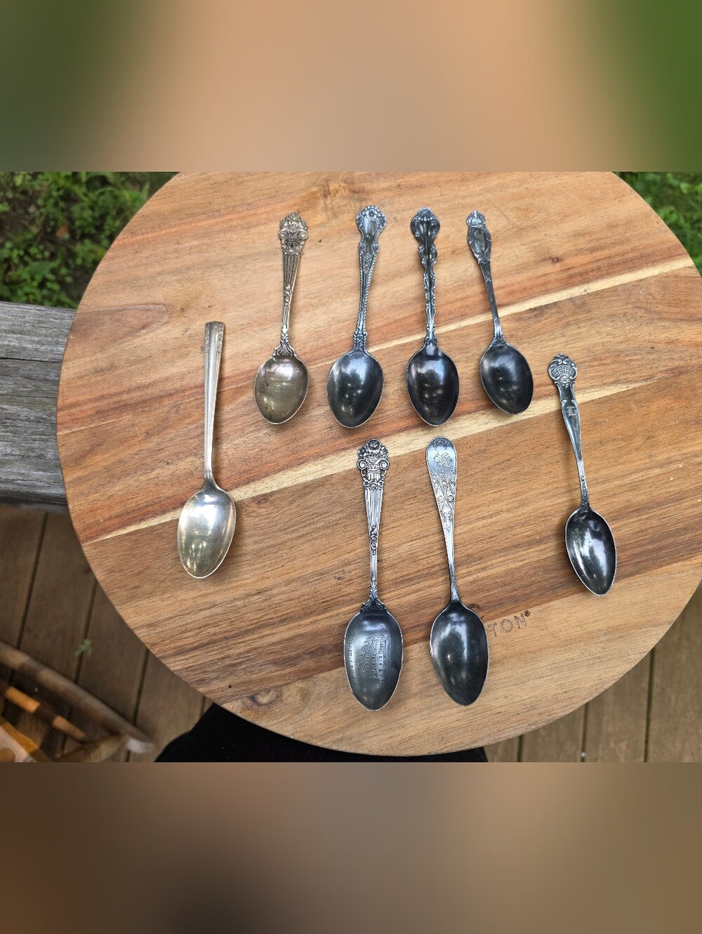 Antique | Sterling Spoon Bundle | 8 | 1800s | Guc